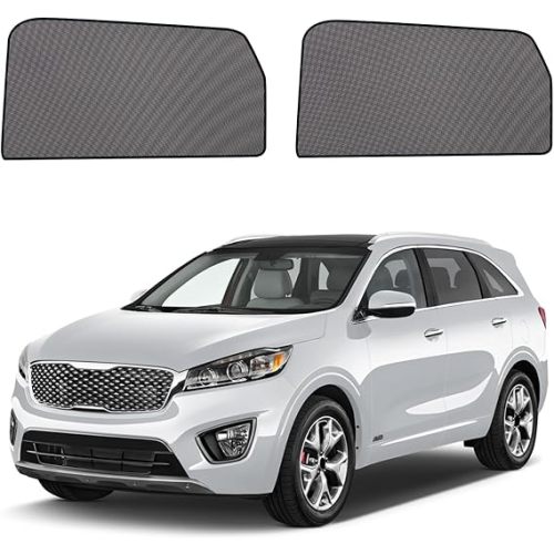 Car Window Shades for 2017-2022 CRV - Rear Side Window Sun Shade for Baby, Breathable Mesh Car Privacy Window Covers, UV Protection and Heat Insulation for Road Trips, Napping, Camping (2 PCS)