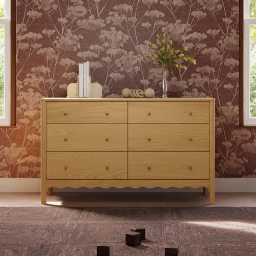6-Drawer Wide Assembled Dresser (56")