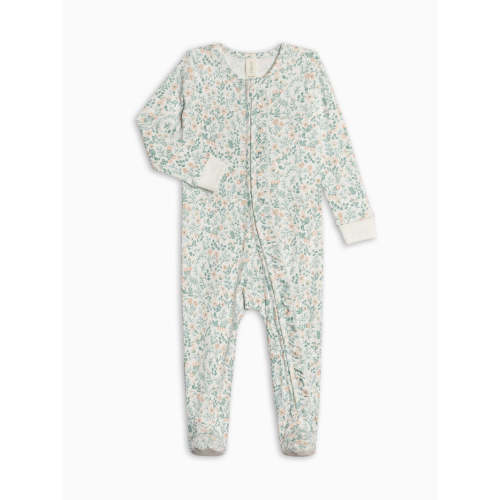 Neve Ruffle Zipper Footed Romper