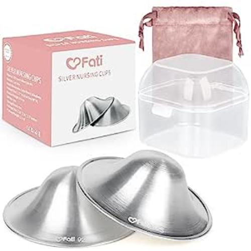 Amazon.com : The Original Silver Nursing Cups, Nipple Covers for Breastfeeding Essentials, Nipple Shields for Nursing Newborn, 925 Silver Nipple Guards for Sore Nipple Relief, Newborn Essentials Must Haves-Regular : Baby