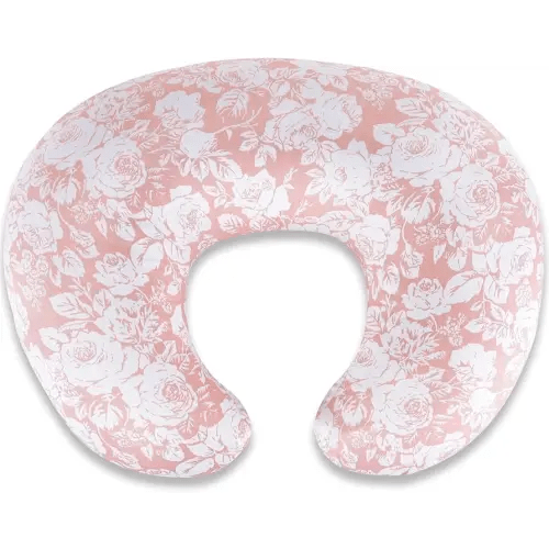 Baby Nursing Pillow for Breastfeeding, Adjustable Breast Feeding Pillow for Bottle Feeding, Breastfeeding Essentials for Mom and Baby Healthier Nursing, Removable Cover- Rose