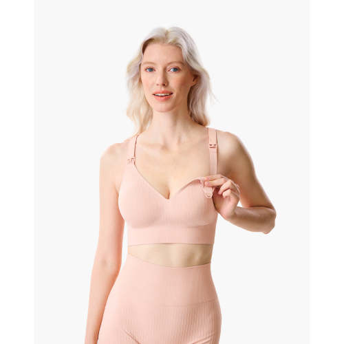 Momcozy CoolFit Nursing Sports Bra - Racerback