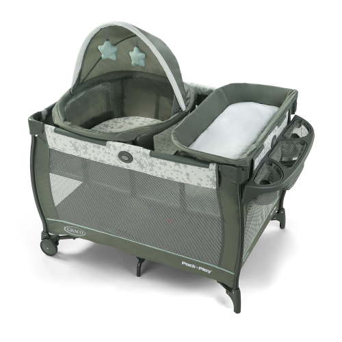 Graco Pack 'n Play Travel Dome Playard with Bassinet, Unisex, 39.07 lbs, Oskar
