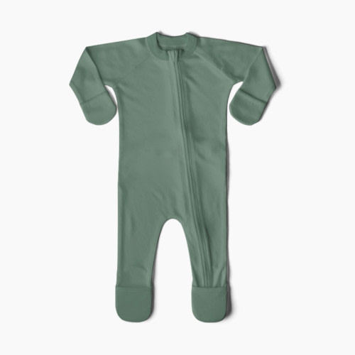 Goumi Kids Grow With You Footie - Loose Fit - Balsam Fir, 6-12 M