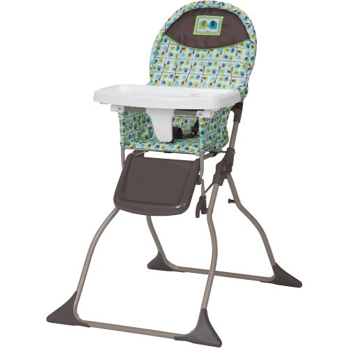 Cosco Kids Highchair for Baby, Simple Foldable High Chair, Convenient, Lightweight, and Compact Design, Elephant Squares