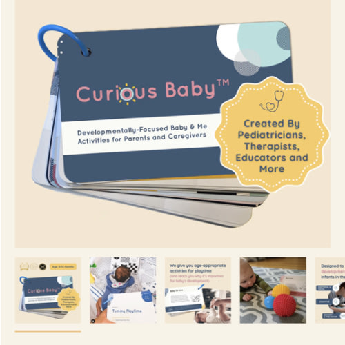 Infant Learning Cards - Curious Baby™ Activity Cards – Curious Baby Cards