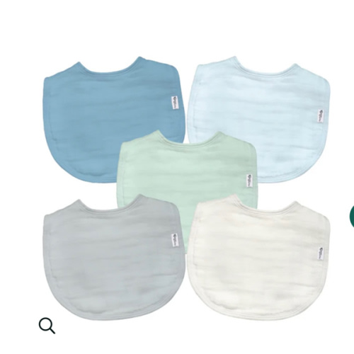green sprouts® Muslin Bibs made from Organic Cotton (5 pack)