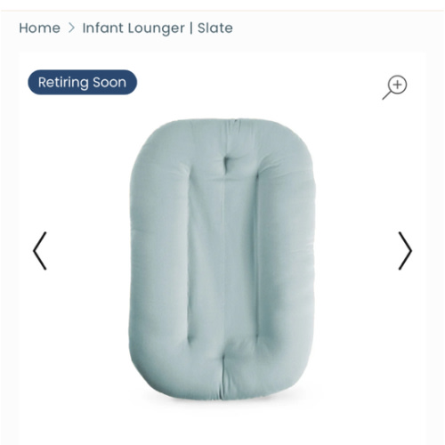 Snuggle Me® Baby Lounger | Slate