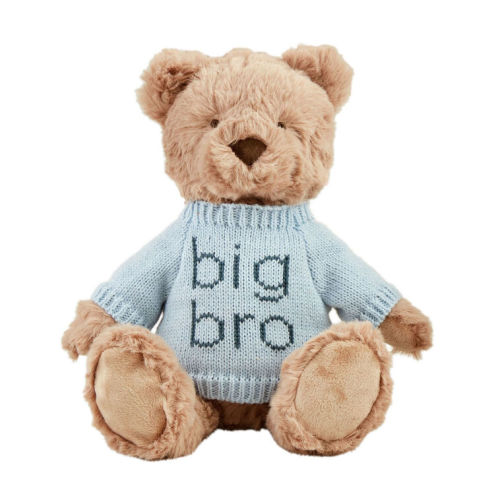 Mud Pie Big Bro Bear Plush, 11"