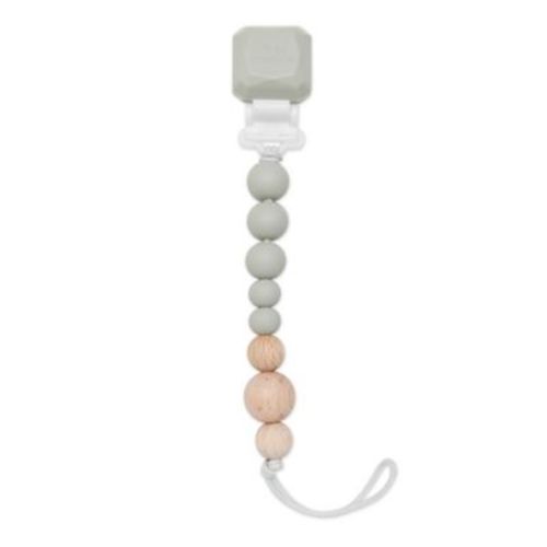 Loulou Lollipop® Soother Pacifier Clip in Grey - GREY - NO SIZE