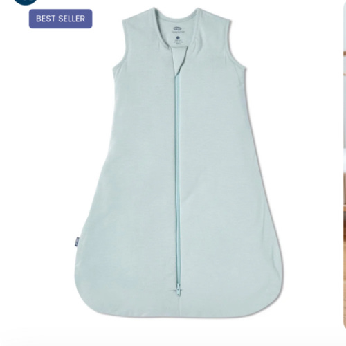 HALO - 1.5 TOG supersoft bamboo wearable blanket, double zipper sleeping bag with weighted feel - green