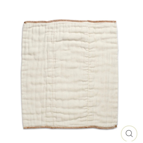 Cloth-eez Prefold Diapers - Organic Natural Unbleached
