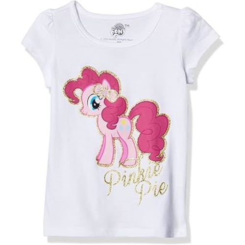My Little Pony Girls' Toddler Girls' Mlp Pinkie Pie Short-Sleeved Puff T-Shirt