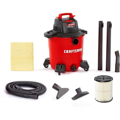 CRAFTSMAN CMXEVBE17590 9 Gallon 4.25 Peak HP Wet Dry Shop Vacuum