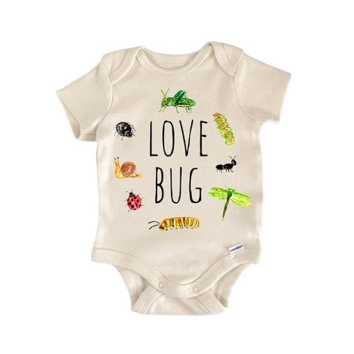 Love Bug Lady Bug Baby Onesie® Newborn Cotton Bodysuit Baby Shower Gift