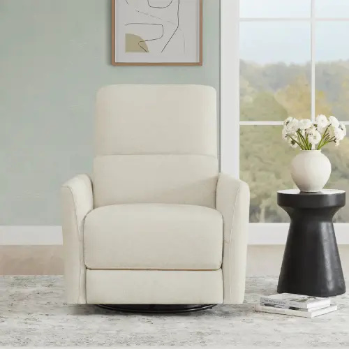Chita - Tracee Modern Power Swivel Glider Recliner (Color - Milo Linen)