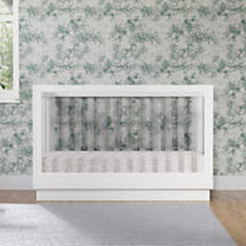 Babyletto Harlow White Acrylic 3-in-1 Convertible Crib