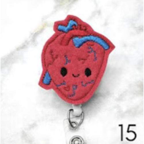 Badge Reel - Nurse Badge Reel - RN Badge Reel - Retractable ID Badge Holder - Nurse Gift - Cute Badge Reel - Medical Badge Holder