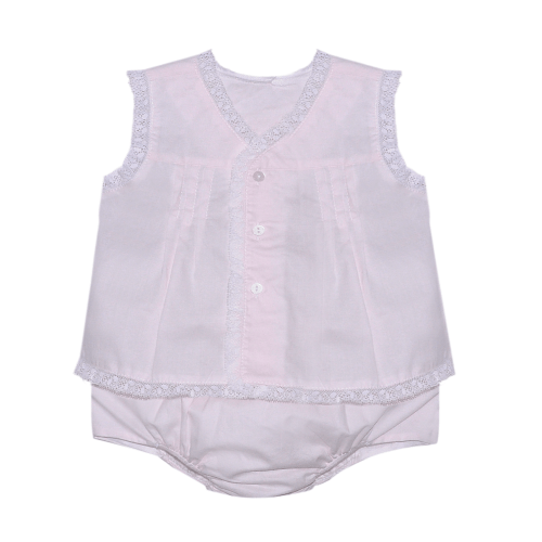 Dylan Diaper Set in Pink (NB)