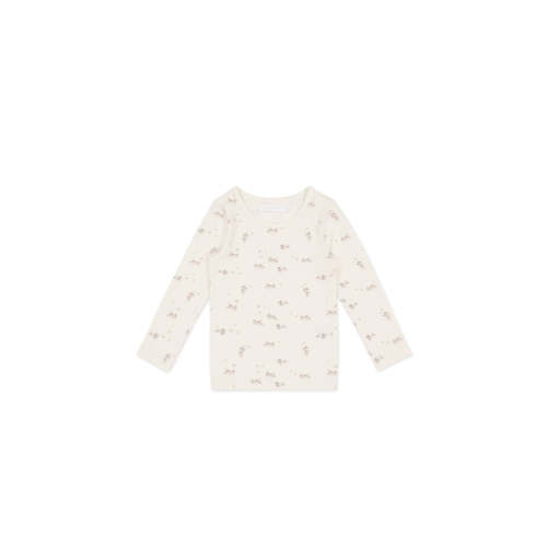Organic Cotton Long Sleeve Top - Playful Kittens – Jamie Kay USA
