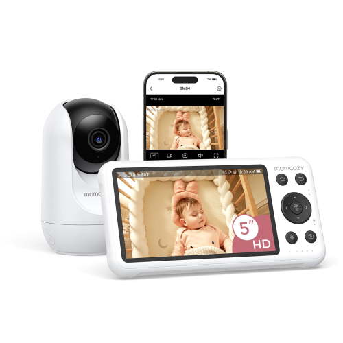 Momcozy 5-Inch Dual-Mode Smart Baby Monitor WiFi Connect BM04