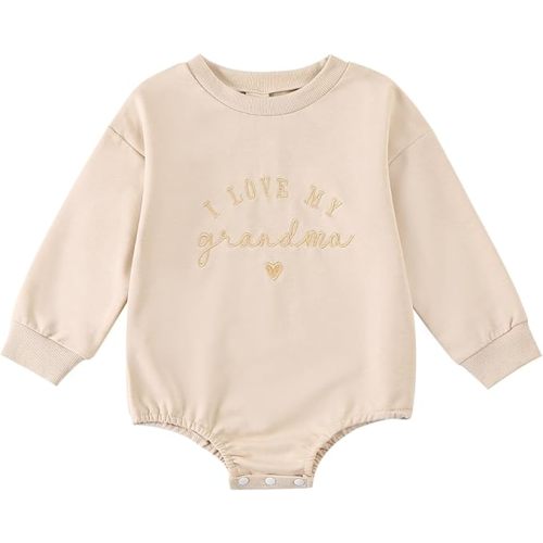 Embroidered Newborn Outfit Romper, Baby Clothes Boy Girl, Gifts for Baby Boys/Girls 0-18M