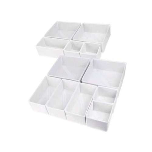 6pcs Drawer/Desktop Cosmetics Storage Box, Transparent Dresser Storage Box, Anti-Drop Multi-Compartment Jewelry And Small Objects Storage, Exquisite Storage Box Room Decor Home Decor Fall Decor Bedroom Decor | SHEIN USA