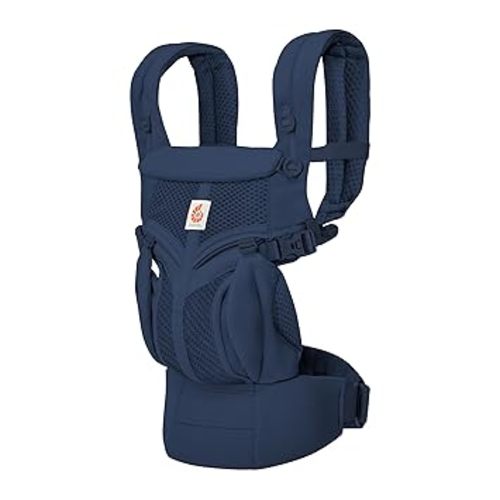 Ergobaby Omni Classic Baby Carrier for Newborn to Toddlers 0-48 Months (7-45 lbs) - 4-Position 100% Premium Cotton Baby Carrier with Ergonomic Support - Pearl Grey