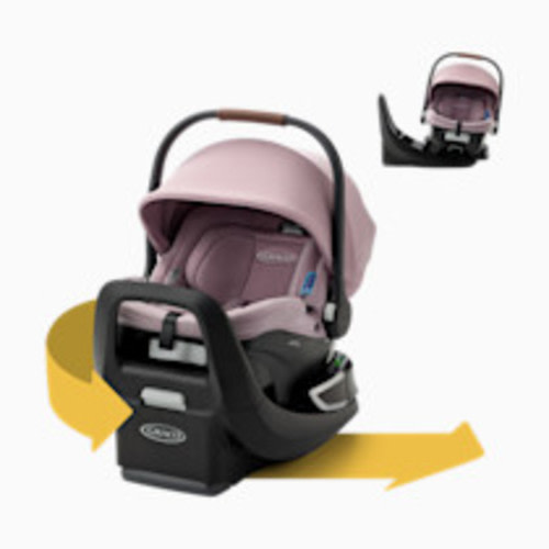 Graco SnugRide Turn & Slide Rotating Infant Car Seat - Mulberry