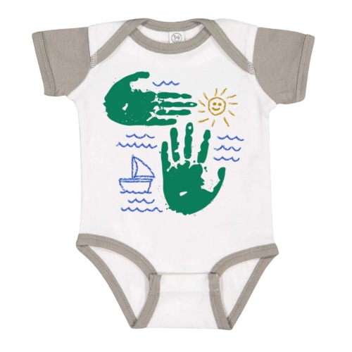 Hand Print Onesie