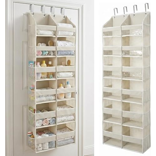 XL Over The Door Organizer Hanging - (Ivory, XL)