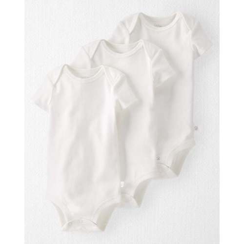 Baby 3-Pack Organic Cotton Rib Bodysuits - Little Planet | Carter's