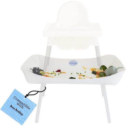 Catchy - Food and Mess Catcher - Compatible with IKEA Antilop High Chair - Food Catching Accessory for Highchairs - Baby & Toddler Food Mat Catcher