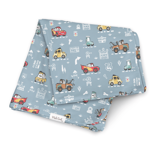 DISNEY AND PIXAR CARS MAP BLANKET