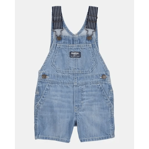 Baby Denim Shortalls - Blue - OshKosh B'gosh | Carter's