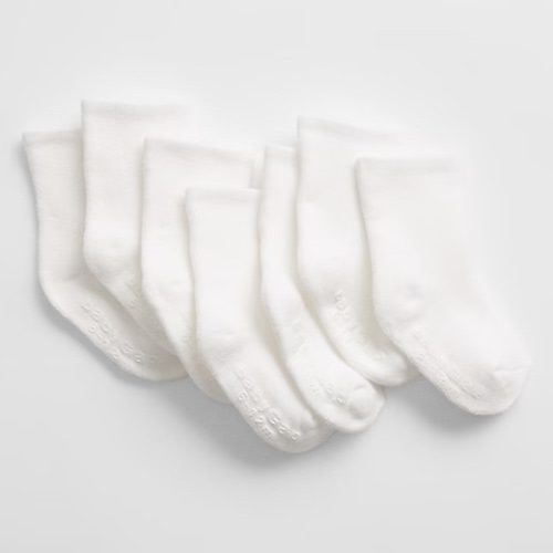 babyGap Crew Socks (7-Pack, 0-3 M)