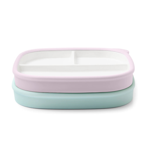 Clean Start Toddler Divided Plate | Premium Ceramic | Non Toxic – Ello