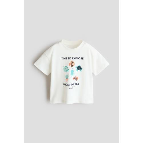 PRINTED COTTON T-SHIRT