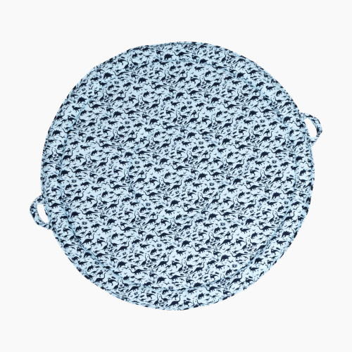 Bebe au Lait Classic Cotton Round Play Mat - Dinomite