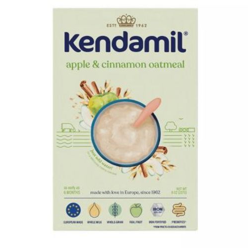 Kendamil Oat Cereal Baby Food - Apple & Cinnamon - 8oz