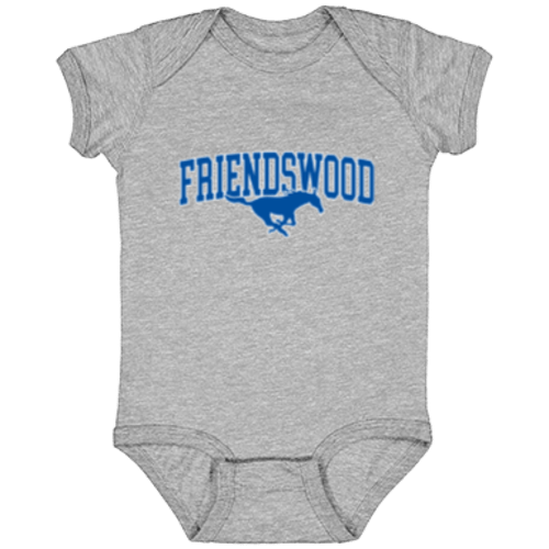 Friendswood High School Mustangs Rabbit Skins Infant Cotton Bodysuit | SpiritShop.com