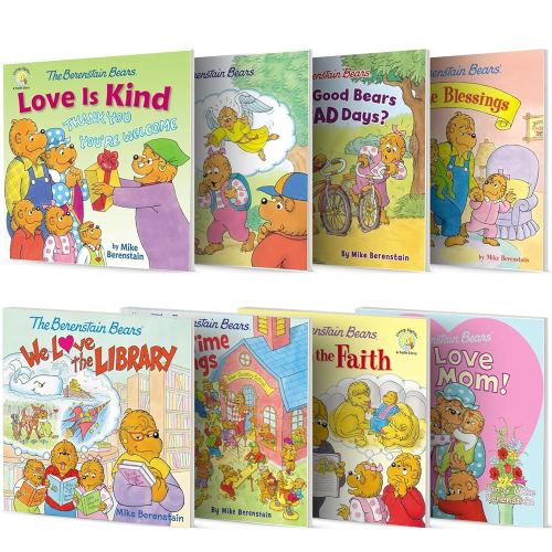 The Benenstain Bears 1- 8 book Collection Set