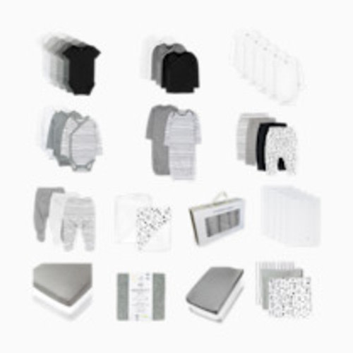 Honest Baby Clothing 50-Piece Organic Cotton Oh Baby Gift Set - Pattern Play, Newborn