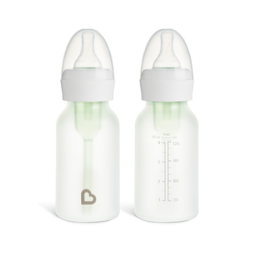 Bond® Silicone Glass Bottle 4oz or 8oz, 2pk | Munchkin