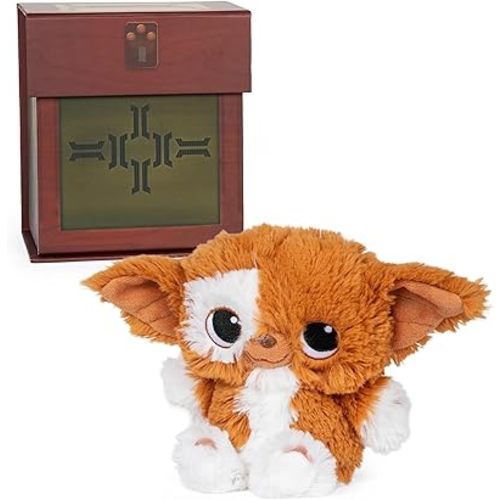Kids Preferred Gizmo in Box - Super Soft Materials, Beans in The Bottom with Crinkle, Collectible Box, Embroidered Details, Ages 0 Months and Up