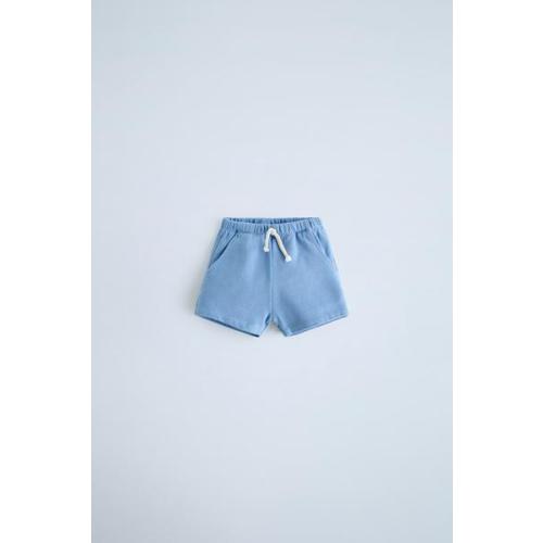 DRAWSTRING SHORTS - Blue | ZARA United States