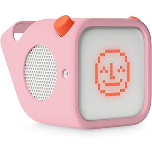 Yoto Player (3rd Gen.) + Adventure Jacket Think Pink – Kids Bluetooth Audio Speaker, All-in-1 Screen-Free Device Plays Stories Music Podcasts Radio White Noise Thermometer Nightlight Ok-to-Wake Clock