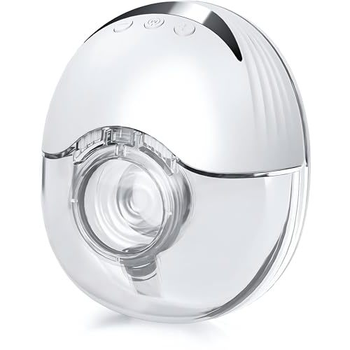 Hands-Free Wearable Breast Pump, Double-Sealed Flange for Baby-Like Comfort, 4 Modes & 12 Suction Levels, Portable Electric Pump  24mm