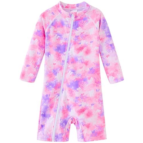 UMELOK Baby Girl Swimsuit Infant Rash Guard Swimwear Bathing Suit