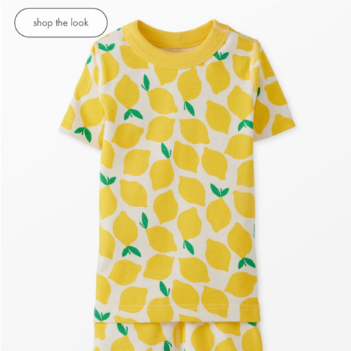 HannaJams™ Pajama Set | Hanna Andersson - Lemon size 6-7